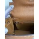 HERMES Kelly 25 Gold Togo Silver-tone Hardware