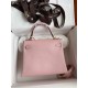 HERMES Kelly 25 Rose Sakura Togo Gold-tone Hardware