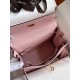 HERMES Kelly 25 Rose Sakura Togo Gold-tone Hardware