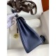 HERMES Kelly 25 Deep Blue Togo Gold-tone Hardware