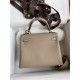 HERMES Kelly 25 Gris Tourterelle Togo Gold-tone Hardware