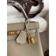 HERMES Kelly 25 Gris Tourterelle Togo Gold-tone Hardware