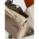 HERMES Kelly 25 Gris Tourterelle Togo Gold-tone Hardware