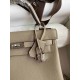 HERMES Kelly 25 Gris Tourterelle Togo Silver-tone Hardware