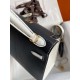 HERMES Kelly 25 Nior&Craie Epsom Gold-tone Hardware