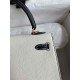 HERMES Kelly 25 Craie&Nior Epsom Gold-tone Hardware