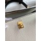 HERMES Kelly 25 Craie&Nior Epsom Gold-tone Hardware