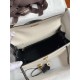 HERMES Kelly 25 Craie&Nior Epsom Gold-tone Hardware