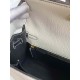 HERMES Kelly 25 Craie&Nior Epsom Gold-tone Hardware