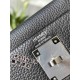 HERMES Kelly 28 Nior Togo Silver-tone Hardware