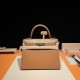 HERMES Kelly 28 Gold Epsom Gold-tone Hardware