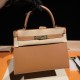 HERMES Kelly 28 Gold Epsom Gold-tone Hardware