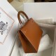 HERMES Kelly 25 Caramel Box Gold-tone Hardware