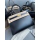 HERMES Kelly 25 Nior Box Gold-tone Hardware