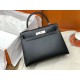 HERMES Kelly 28 Nior Box Silver-tone Hardware