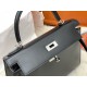 HERMES Kelly 28 Nior Box Silver-tone Hardware