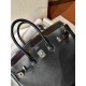 HERMES Birkin 25 Nior Box Silver-tone Hardware