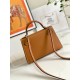 HERMES Kelly Mini II Gold Epsom Silver-tone Hardware