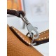 HERMES Kelly Mini II Gold Epsom Silver-tone Hardware