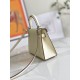 HERMES Kelly Mini II Craie Epsom Silver-tone Hardware