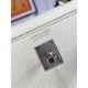 HERMES Kelly Mini II Craie Epsom Silver-tone Hardware