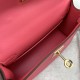 HERMES Kelly Mini II Rose Lipsur Epsom Gold-tone Hardware