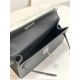 HERMES Kelly Mini II Nior Epsom Silver-tone Hardware