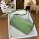 HERMES Kelly To Go Vert Criquet Epsom Silver-tone Hardware