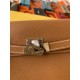 HERMES Kelly To Go Gold Epsom Silver-tone Hardware