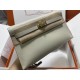 HERMES Kelly Elan Craie Chevre Gold-tone Hardware