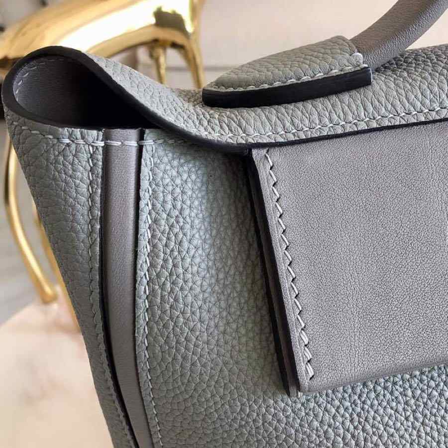 HERMES Kelly 2424 Etain Togo Gold-tone Hardware