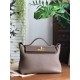 HERMES Kelly 2424 Etoupe Togo Gold-tone Hardware