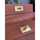 HERMES Kelly 2424 Gold Togo Gold-tone Hardware