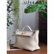 HERMES Kelly 2424 Craie Togo Gold-tone Hardware