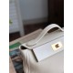 HERMES Kelly 2424 Craie Togo Gold-tone Hardware