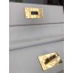 HERMES Kelly 2424 Craie Togo Gold-tone Hardware