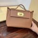 HERMES Kelly Mini 2424 Gold Evercolor Gold-tone Hardware