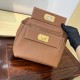 HERMES Kelly Mini 2424 Gold Evercolor Gold-tone Hardware