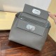 HERMES Kelly Mini 2424 Etain Evercolor Silver-tone Hardware