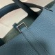 HERMES Picotin Lock 22 Bleu Jean Togo