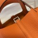 HERMES Picotin Lock 22 Orange Togo