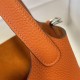 HERMES Picotin Lock 22 Orange Togo