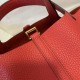 HERMES Picotin Lock 22 Rouge Casaque Togo