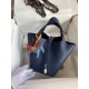 HERMES Picotin Lock 18 Deep Blue TC