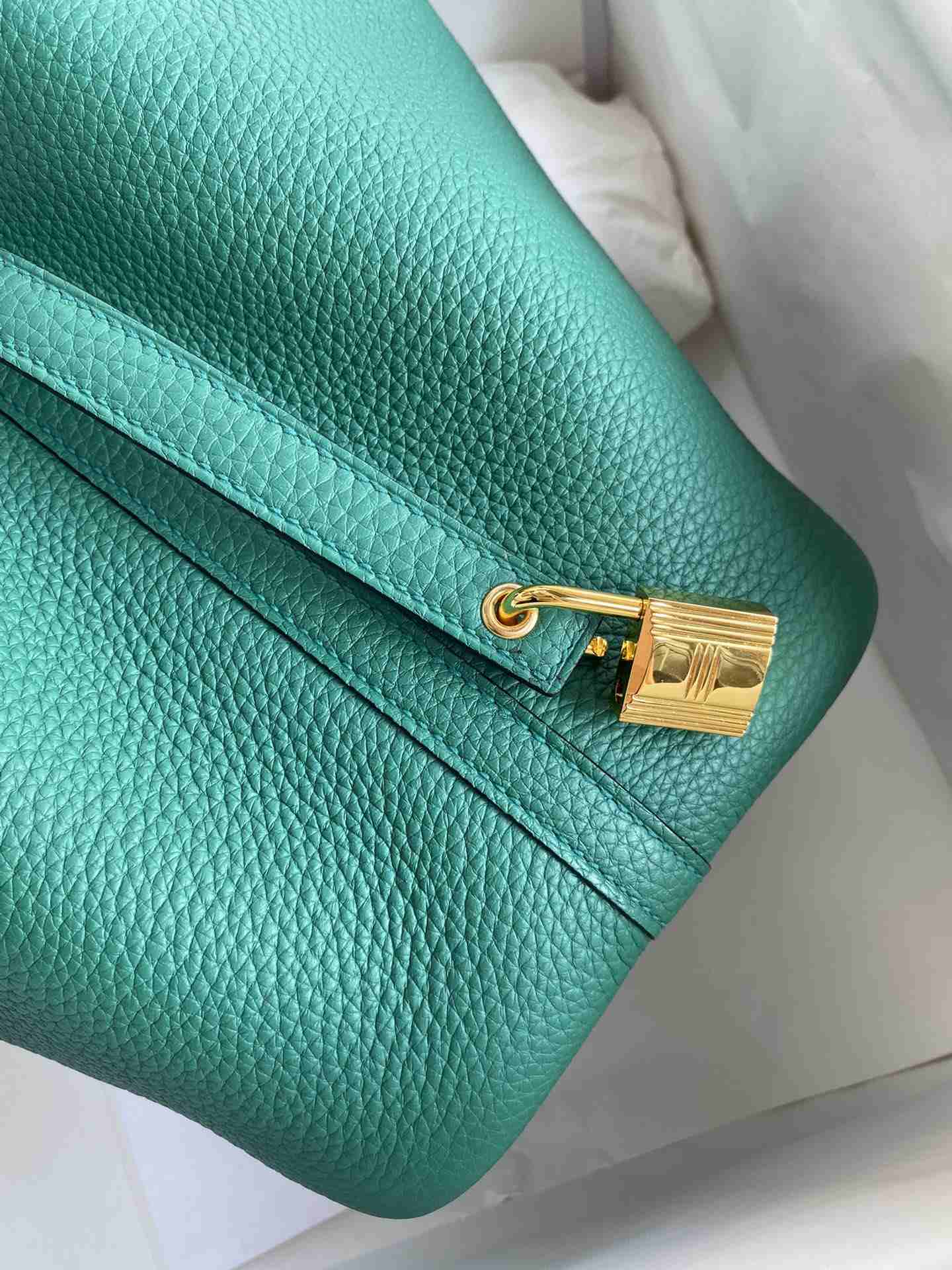 HERMES Picotin Lock 18 Malachite TC