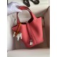 HERMES Picotin Lock 18 Rose Lipsur TC