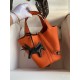 HERMES Picotin Lock 18 Orange TC