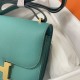 HERMES Constance 19 Vert Verone Epsom