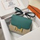 HERMES Constance 19 Vert Verone Epsom