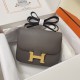 HERMES Constance 19 Etain Epsom